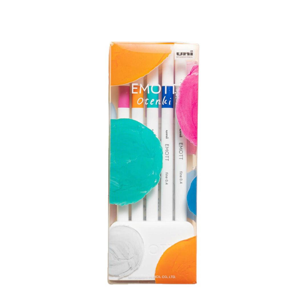 Emott Fineliner Pen 5 Set Candy Pop Colors