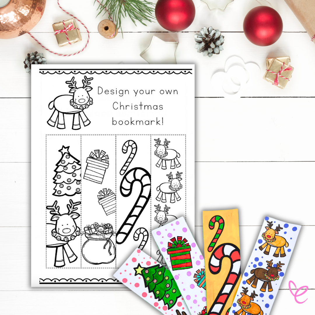 Christmas Colour In Bookmarks