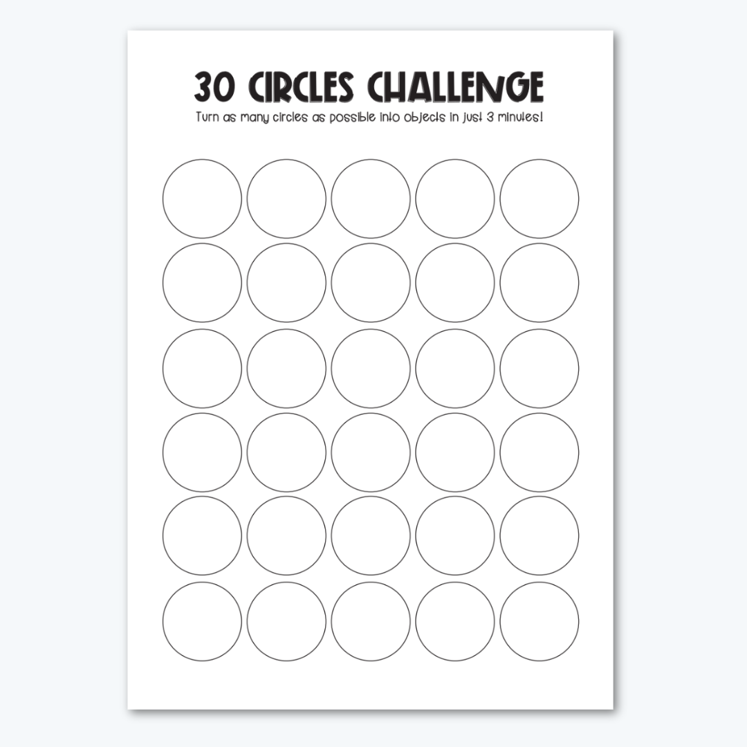 30 Circles Creative Thinking Challenge