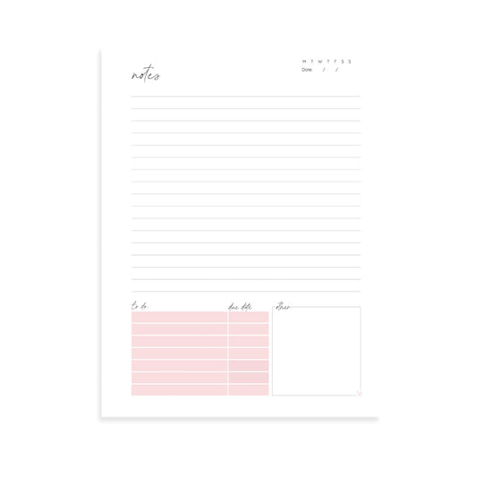 A5 Notepad