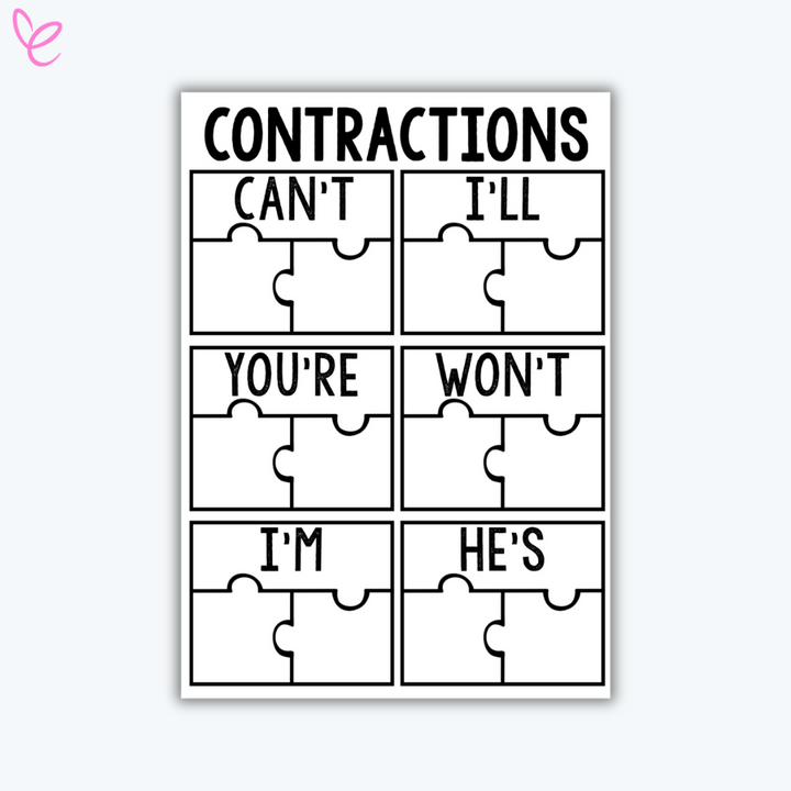 Contractions Activity